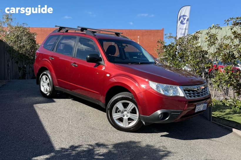 Red 2012 Subaru Forester Wagon X