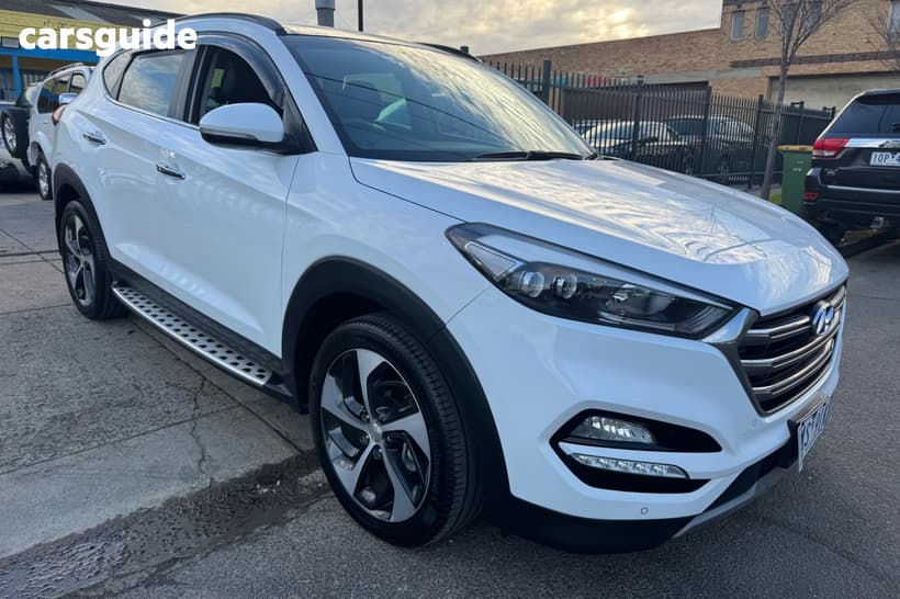 White 2018 Hyundai Tucson Wagon Highlander R-Series (Awd)