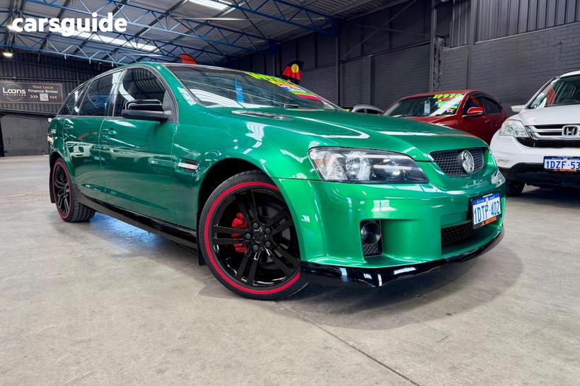 Green 2010 Holden Commodore Sportswagon Sv6