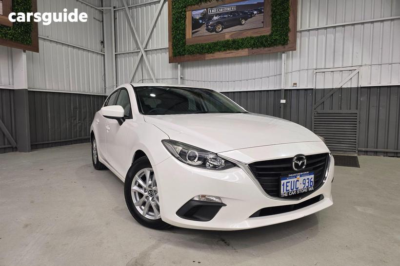 White 2015 Mazda 3 Hatchback Neo