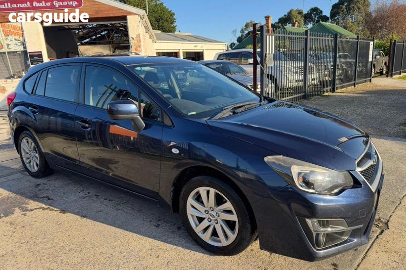 Blue 2015 Subaru Impreza Hatchback 2.0I (Awd)