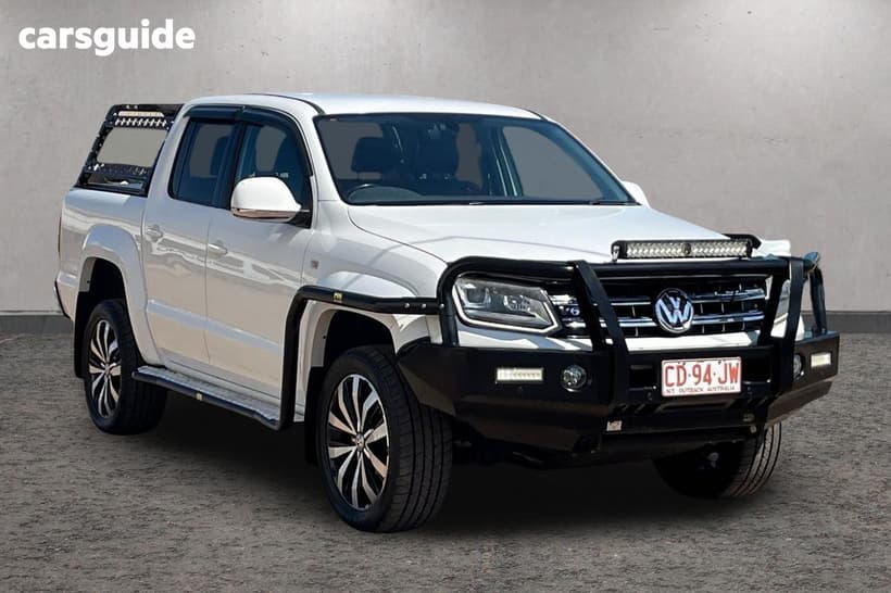 White 2017 Volkswagen Amarok Dual Cab Utility V6 Tdi 550 Ultimate