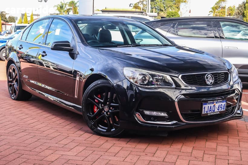 Black 2015 Holden Commodore Sedan Ss-V Redline