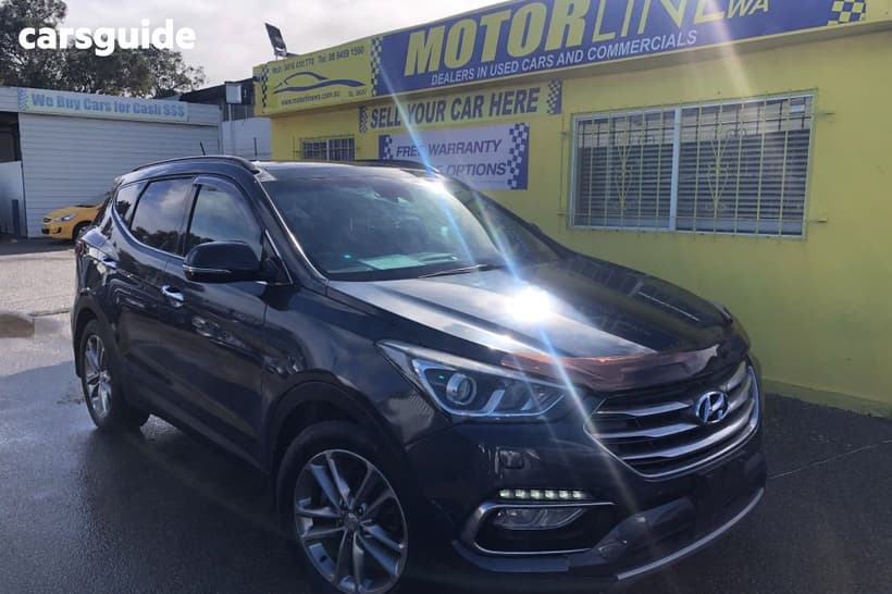 Grey 2015 Hyundai Santa FE Wagon Highlander Crdi (4X4)