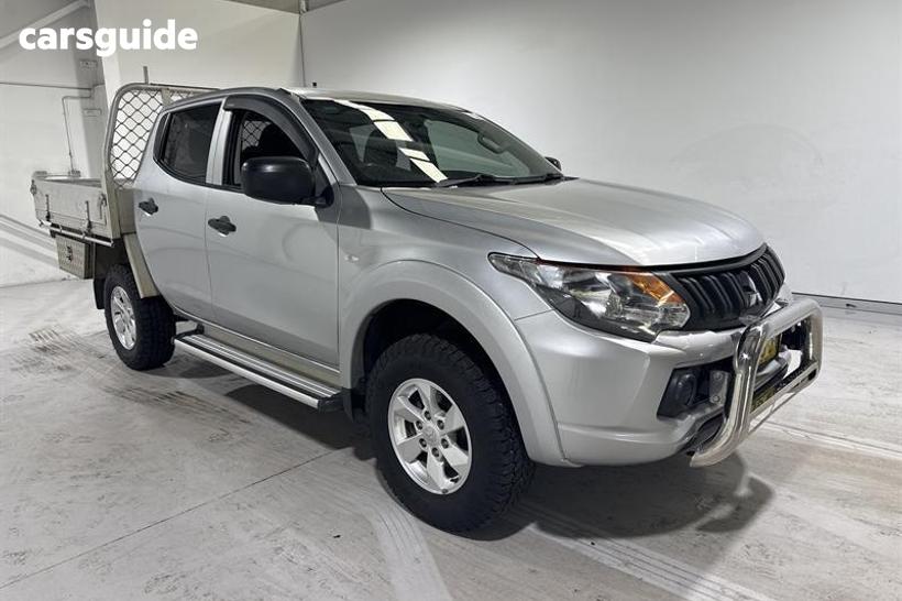 Silver 2016 Mitsubishi Triton Dual Cab Utility Glx Plus (4X4)