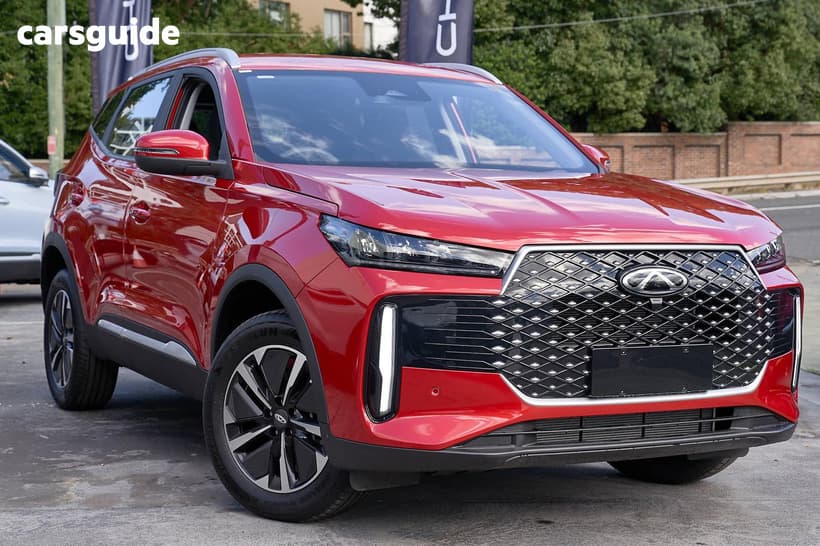 Red 2025 Chery Tiggo 4 Wagon Urban Hev