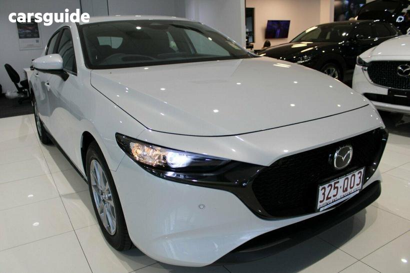 White 2026 Mazda Mazda3 Hatchback G20 Pure