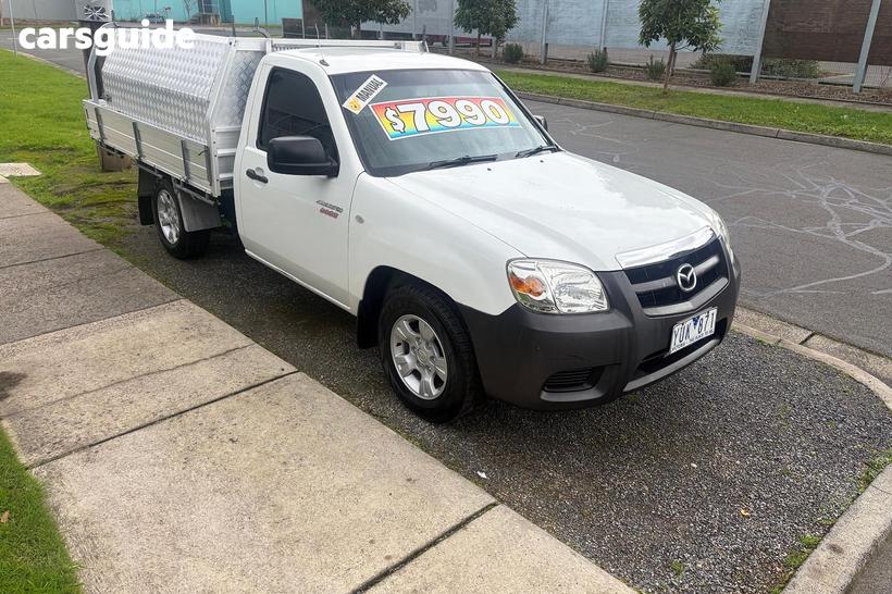 White 2011 Mazda BT-50 Cab Chassis Boss B2500 Dx