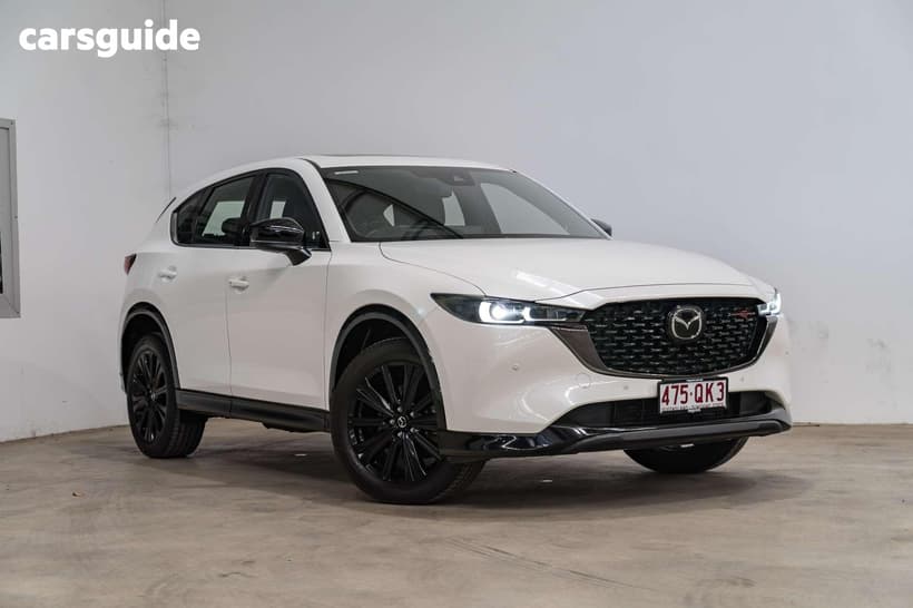 White 2022 Mazda CX-5 Wagon Gt Sp Turbo (Awd)