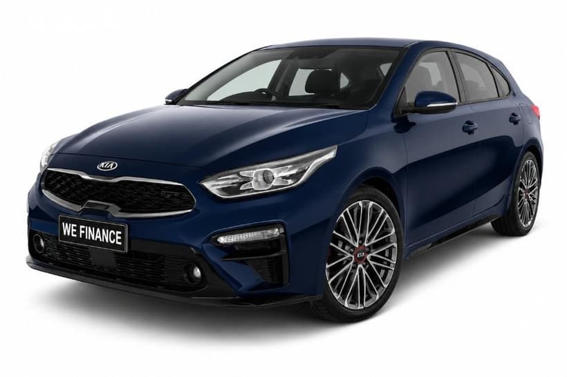 Blue 2021 Kia Cerato Hatchback Gt