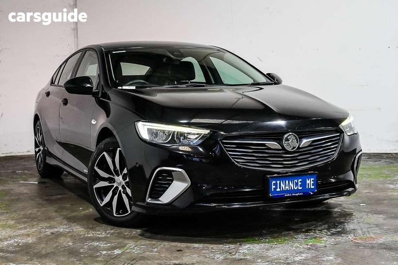Black 2019 Holden Commodore Liftback Rs