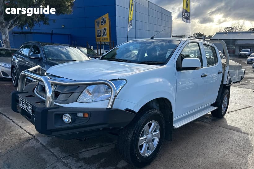 White 2015 Isuzu D-MAX Crew Cab Utility Sx Hi-Ride (4X4)