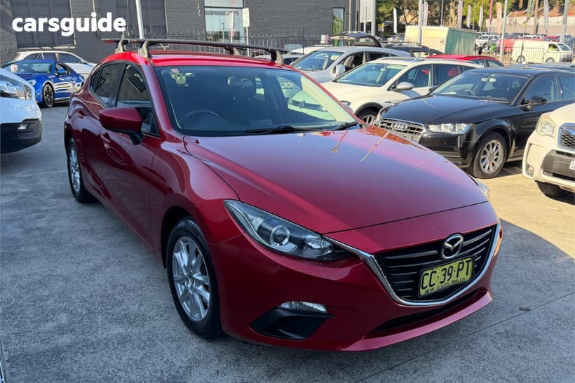 Red 2015 Mazda 3 Hatchback Neo