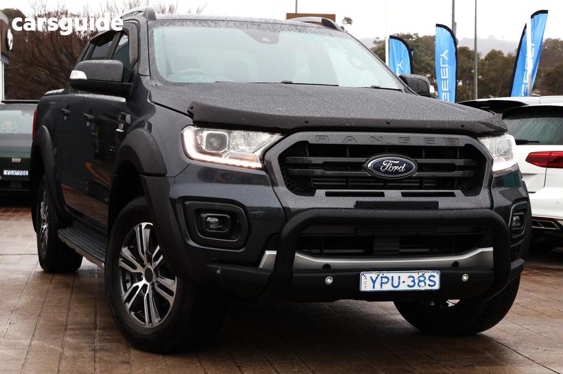 Grey 2021 Ford Ranger Double Cab Pick Up Wildtrak 3.2 (4X4)