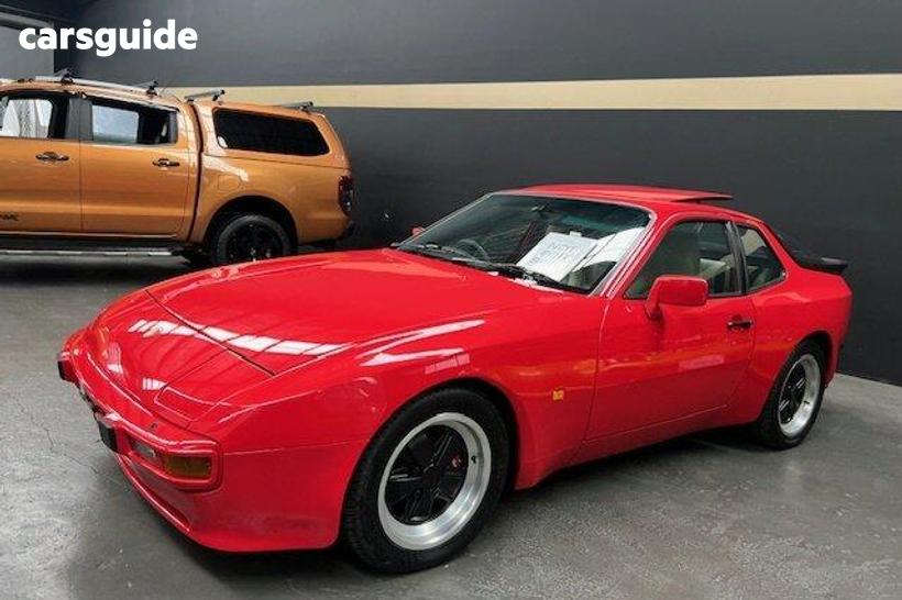 Red 1986 Porsche 944 Coupe