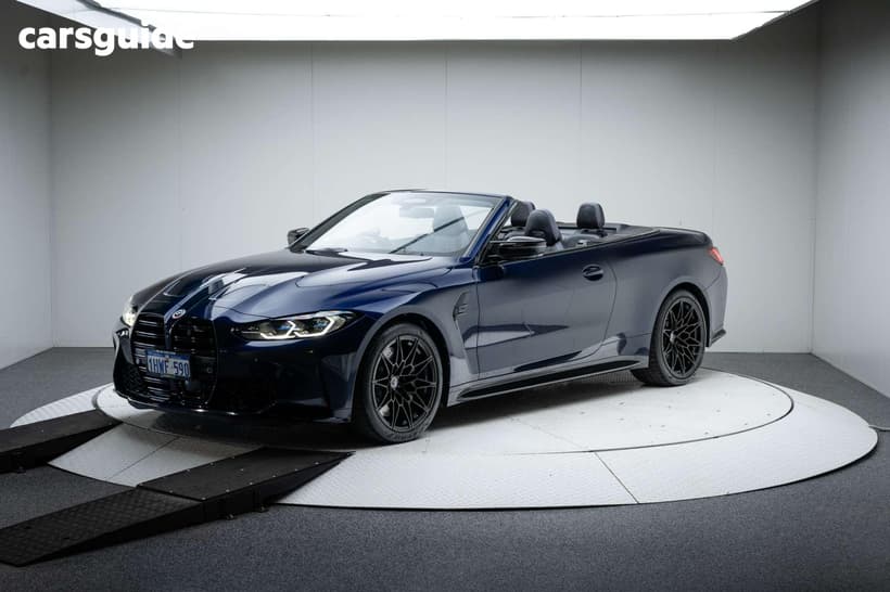 Blue 2022 BMW M4 Convertible Competition M Xdrive