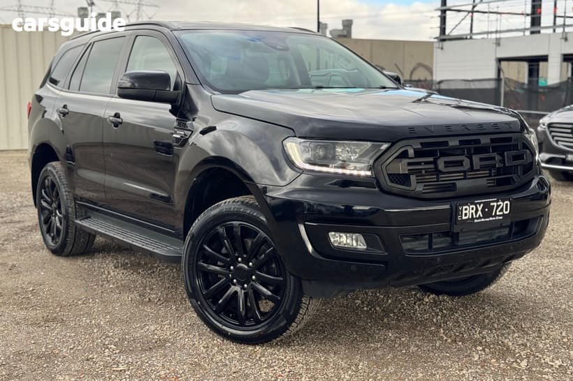 Black 2021 Ford Everest Wagon Sport (4Wd)