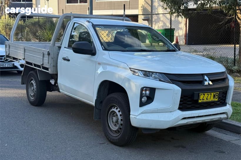 White 2020 Mitsubishi Triton Cab Chassis Glx (4X2)