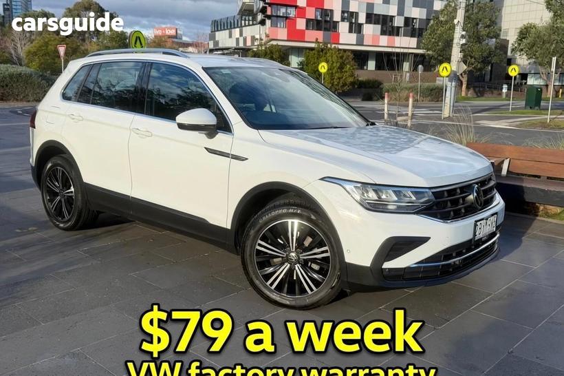 White 2022 Volkswagen Tiguan Wagon 110Tsi Life