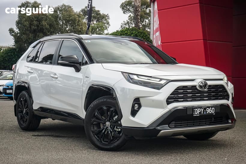 White 2025 Toyota RAV4 Wagon Xse (2Wd) Hybrid Premium Paint