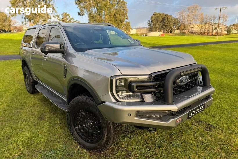 Silver 2023 Ford Ranger Double Cab Pick Up Wildtrak 3.0 (4X4)