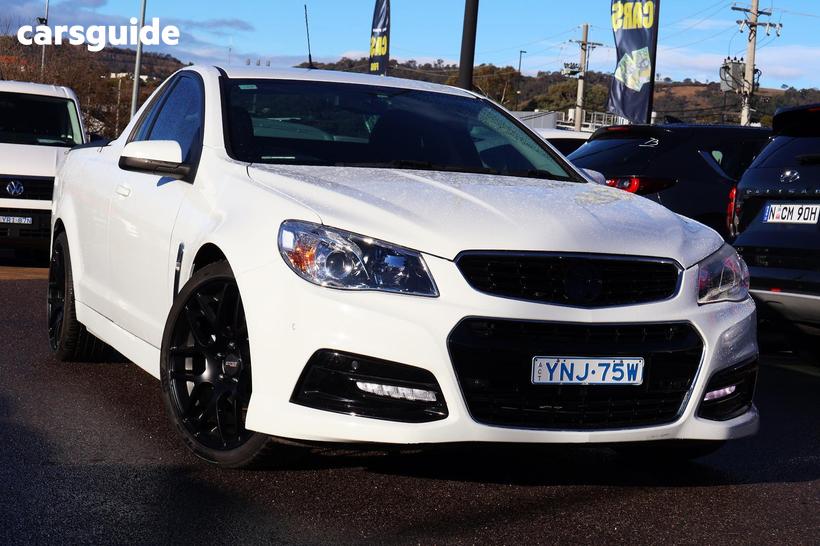 White 2013 Holden UTE Utility Sv6