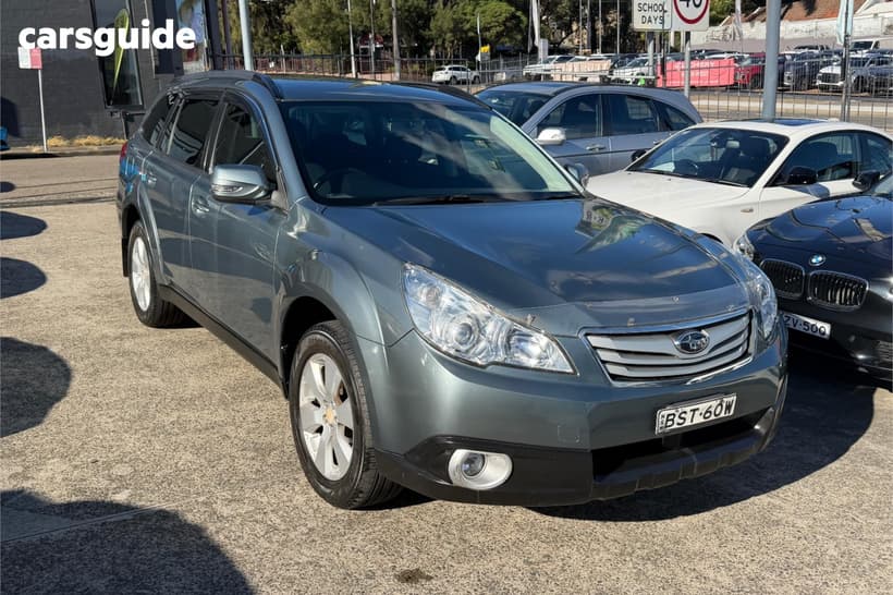 Green 2010 Subaru Outback Wagon 2.5I