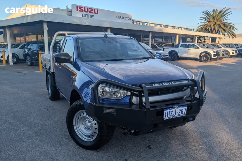 Black 2022 Isuzu D-MAX Space Cab Chassis Sx (4X4)