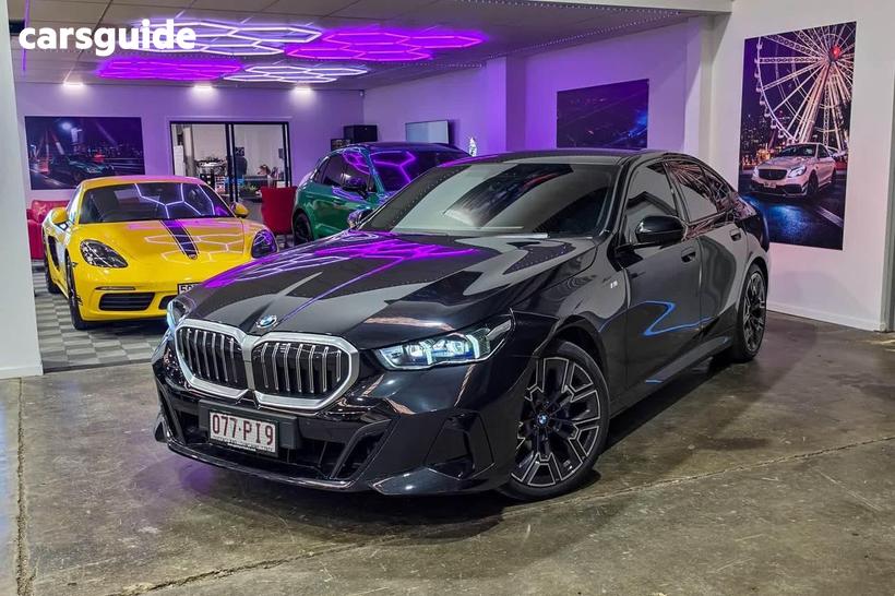 Black 2023 BMW 520I Sedan M Sport Mhev