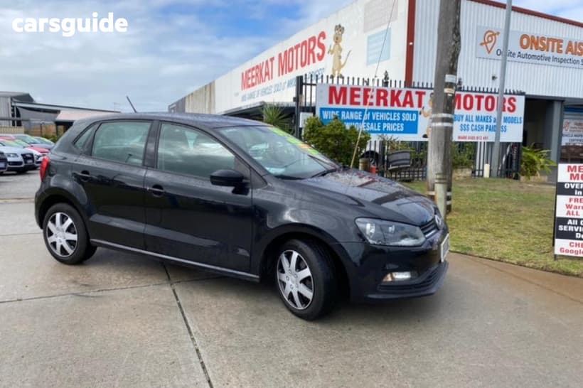 Black 2015 Volkswagen Polo Hatchback 66 Tsi Trendline