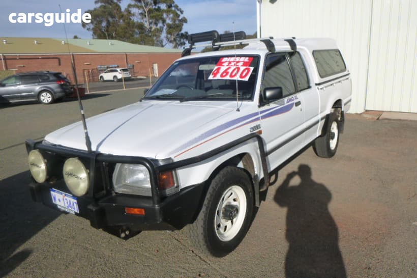 White 1997 Ford Courier Space Cab Chassis Xl (4X4)