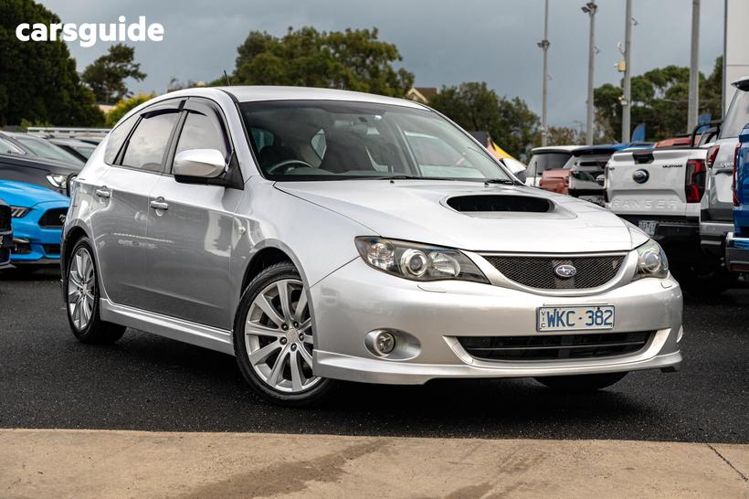 Silver 2008 Subaru Impreza Hatchback Wrx (Awd)