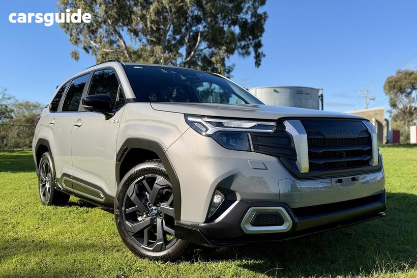 Grey 2025 Subaru Forester Wagon Hybrid Sport (Awd)