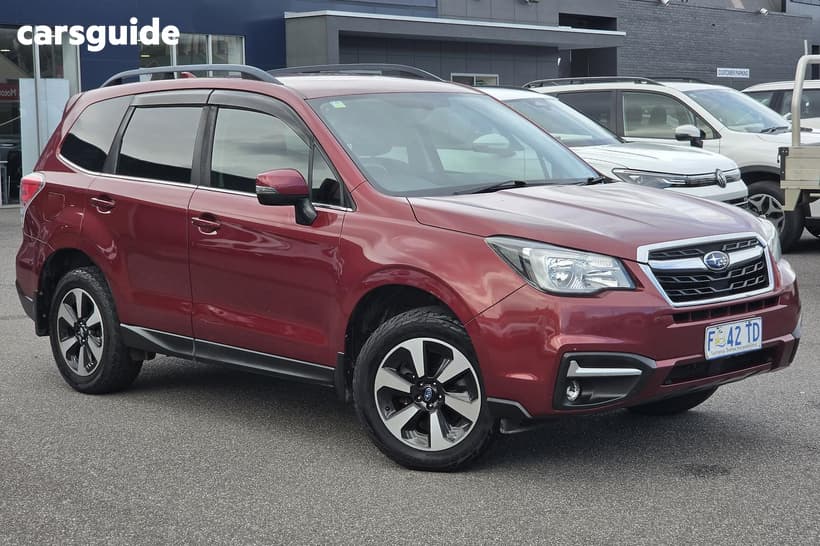 Red 2017 Subaru Forester Wagon 2.5I-L
