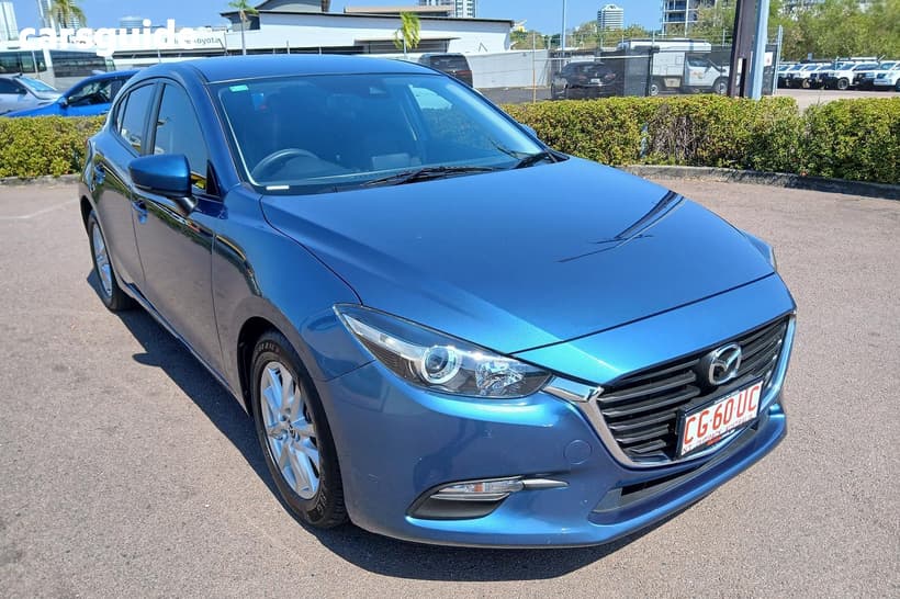 Blue 2018 Mazda 3 Hatchback Neo Sport
