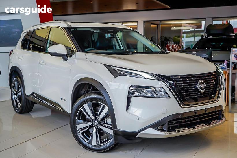 White 2025 Nissan X-Trail Wagon Ti (4Wd) E-Power (Hybrid)