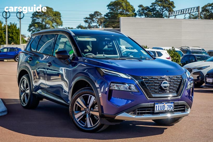 Blue 2025 Nissan X-Trail Wagon Ti (4Wd) E-Power (Hybrid)
