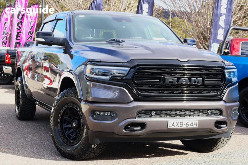 Grey 2022 RAM 1500 Crew Cab Utility Limited Rambox (Hybrid)