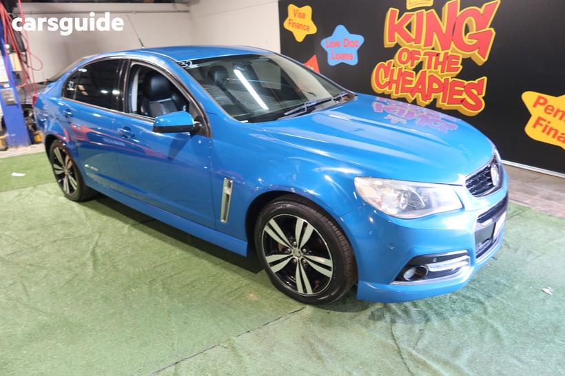 Blue 2015 Holden Commodore Sedan Sv6 Storm