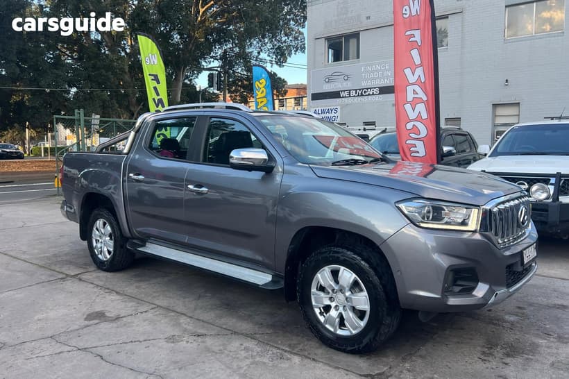 Grey 2021 LDV T60 Double Cab Utility Luxe (4X4)