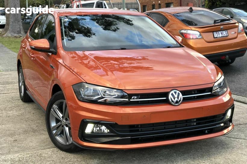 Orange 2019 Volkswagen Polo Hatchback 85 Tsi Comfortline