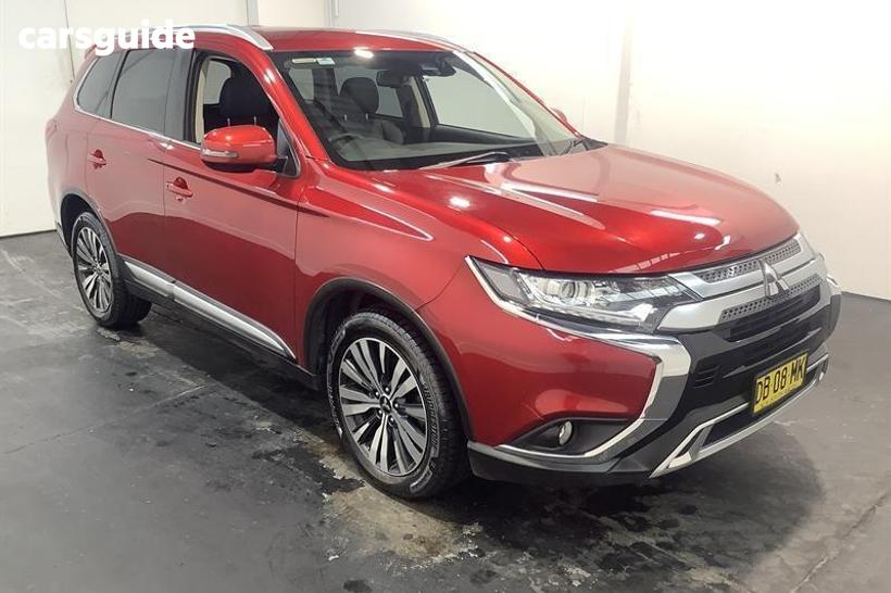 Red 2021 Mitsubishi Outlander Wagon Ls 7 Seat (Awd)