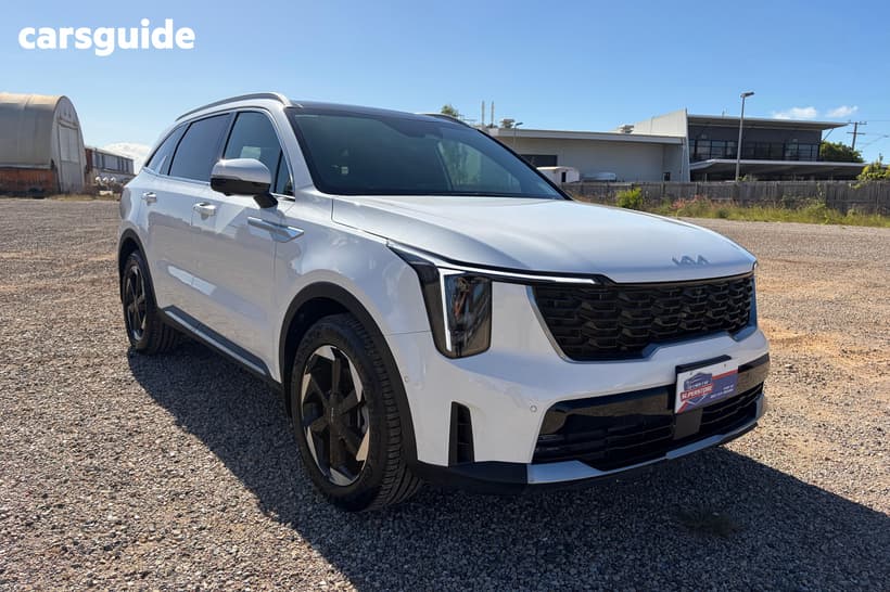 White 2025 Kia Sorento Wagon Gt-Line Hev Fwd