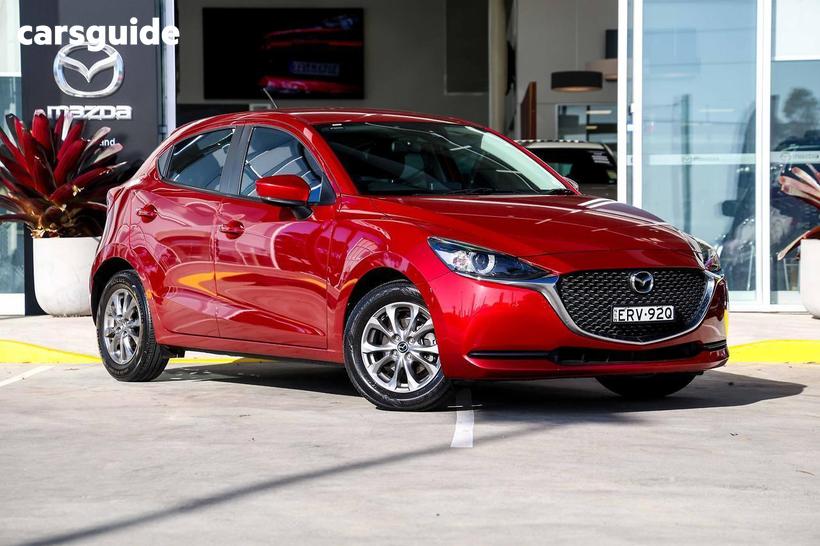 Red 2021 Mazda 2 Hatchback G15 Pure