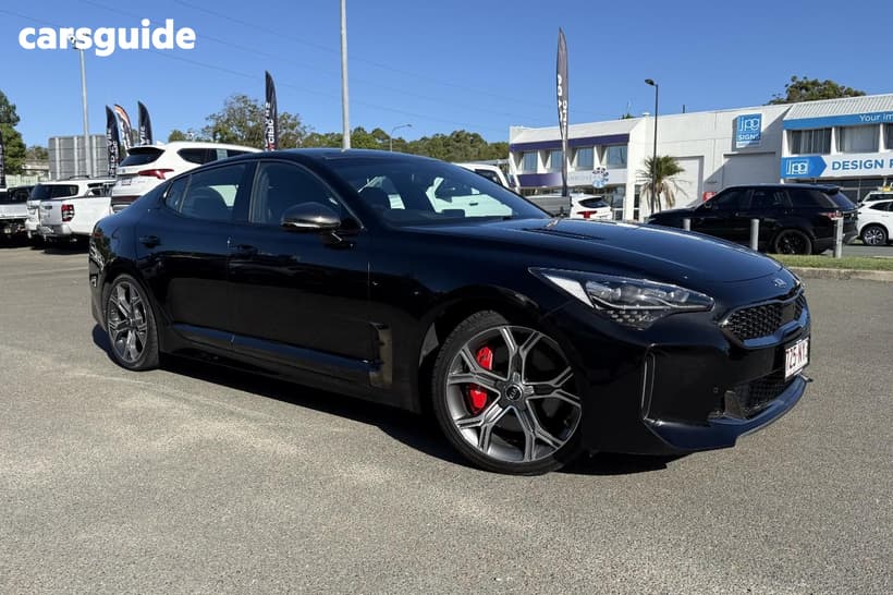 Black 2020 Kia Stinger Sedan Gt (Red Leather)