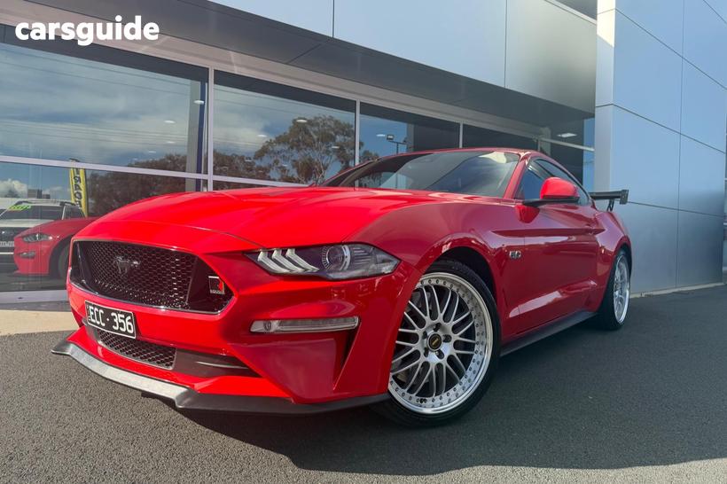 Red 2018 Ford Mustang Coupe Fastback Gt 5.0 V8