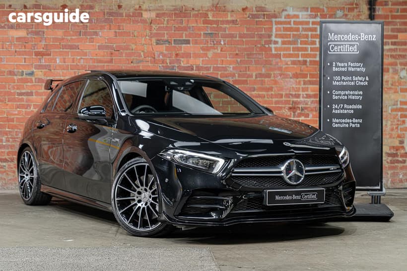 Black 2023 Mercedes-Benz A45 Hatchback S 4Matic+