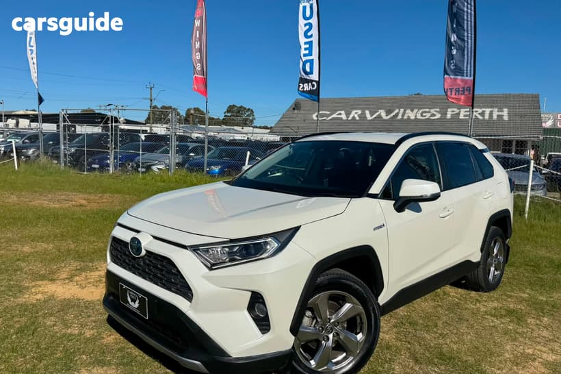 White 2020 Toyota RAV4 Wagon Gxl Awd Hybrid