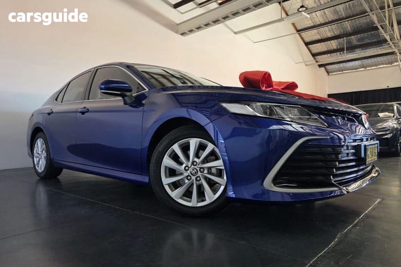 Blue 2024 Toyota Camry Sedan Ascent