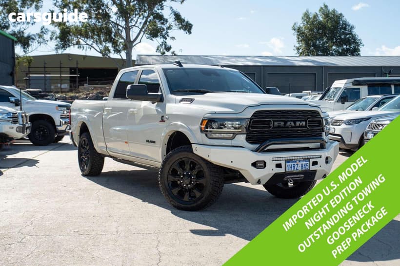 White 2022 RAM 3500 Ute Tray LIMITED